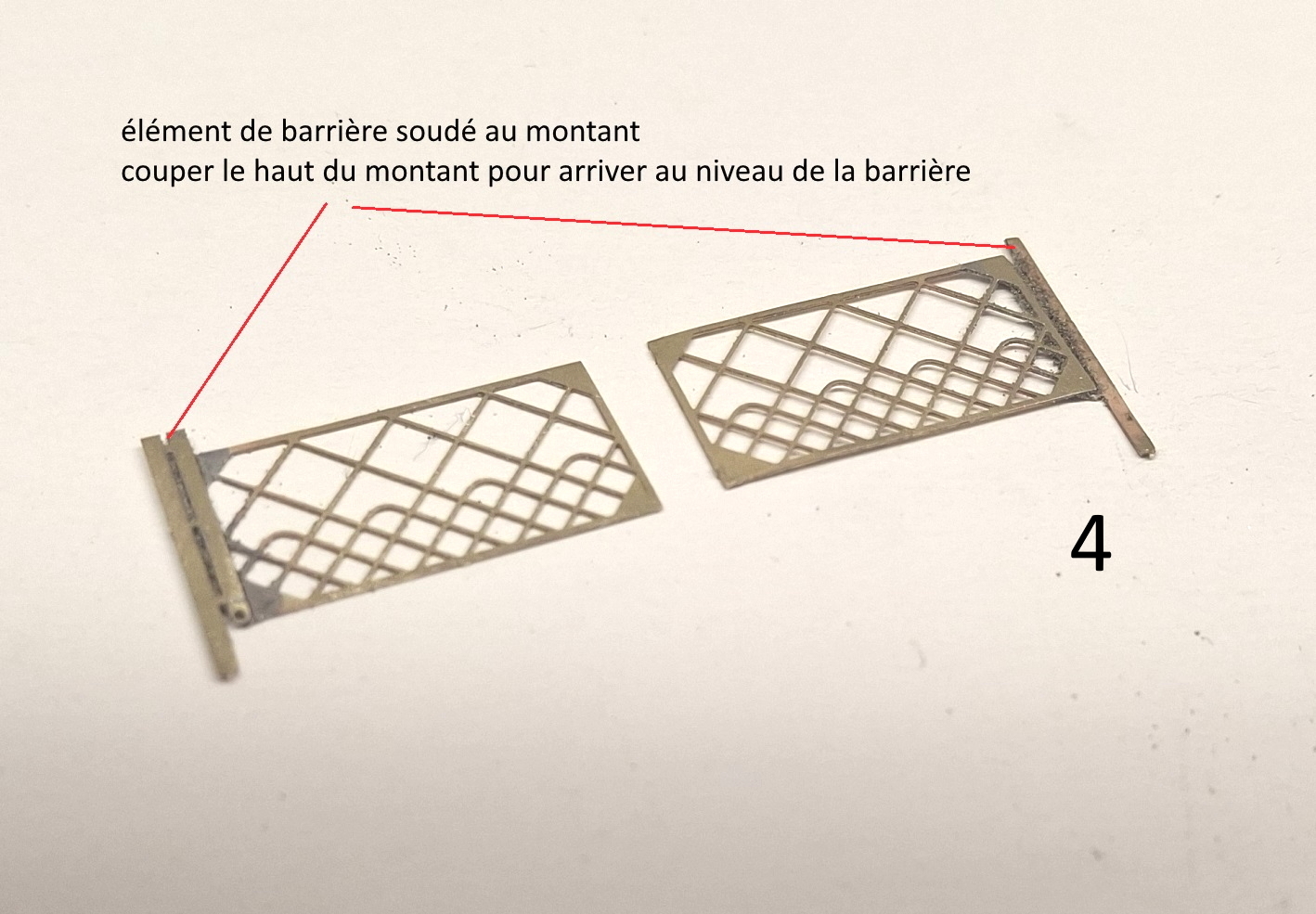 HO: BARRIERE ANCIENNE SNCF ET GRILLAGE – Image 16