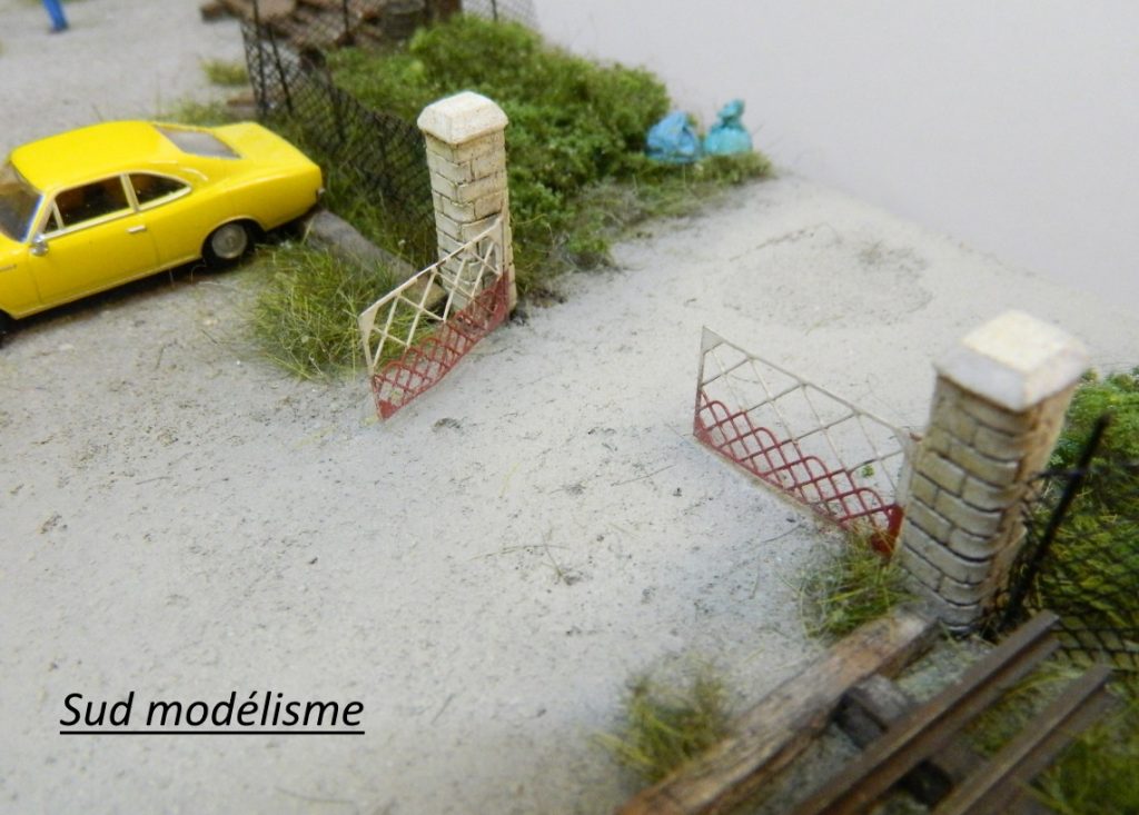 10 Barrières Horizontales HO 85mm - Décor Modélisme Train - Blanc Non Peint