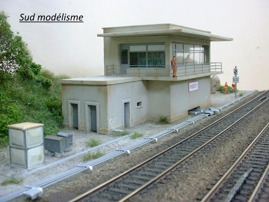 Gare Et Poste D'aiguillage HO Vollmer – Pré-assemblé, Plastique Multicolore