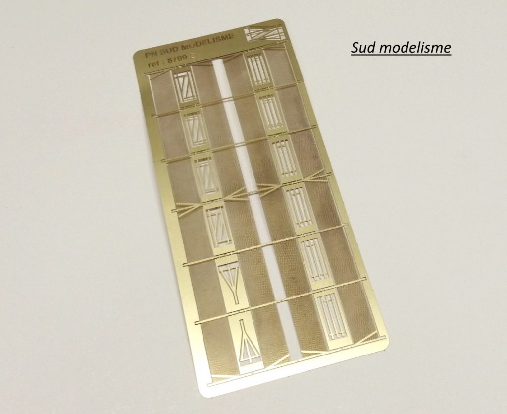 Grillage Droit HO 1m échelle 1/87 Pour Modélisme Ferroviaire - Neuf, Couleur Gris